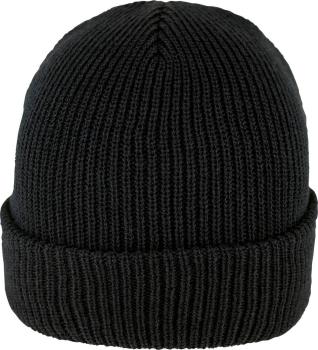 Preview: Strick-Beanie, schwarz, 27cm 100% Polyacryl