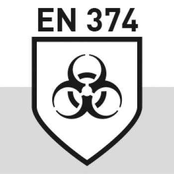 Preview: Naturlatex-Handschuh Gr.10 mit Neoprene-Überzug CE III, EN374