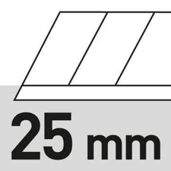 Preview: Abbrechklingen 25mm wärmebeha. Power Black, 10 Stück