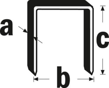 Preview: Klammern,  8 mm, 5000 Stck. G-Typ 11