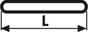 Preview: Rundschlinge, 3t, 2,5m, gelb aus Polyester als Endlosstrang