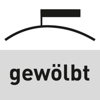 Preview: Trockenbau-Fugenkelle 30x13cm 0,7mm,leicht gewölbt,rostfrei