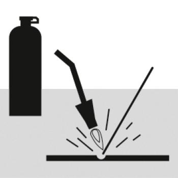 Preview: Schweißerschutzgläser, grün Farbe 5, 1 Paar, D=50mm