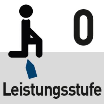 Preview: Knieschoner gelb Stufe 0,1Paar 2 Riemen, für glatte Flächen