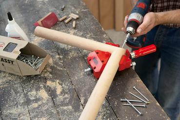 Preview: Winkelspanner 2x55mm, Bessey Ausladung 75mm
