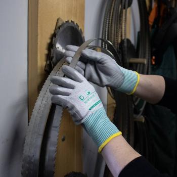 Preview: XC-Cut-D grau-grün, Gr. 11 Spez.Garn, X-Wet PU, Touch