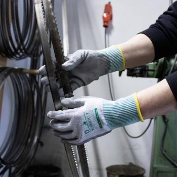 Preview: XC-Cut-D grau-grün, Gr. 11 Spez.Garn, X-Wet PU, Touch