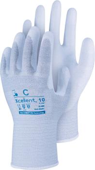 XC-Cut-C grau, Gr. 09 UHMWPE, X-Wet PU, ESD, Touch vorne
