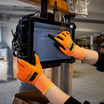 Preview: XC-Line orange, Gr. 08 Foam-Nitril+Noppen,Polya.+Span