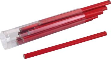 Zimmermannsbleistift 175mm oval, 10 Stück vorne