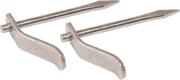 Putzhaken drehbar, verzinkt vorne