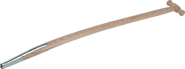 Spatengabelst.m.T-Griff+Zwinge 95 cm lang gesp. u. gebohrt vorne