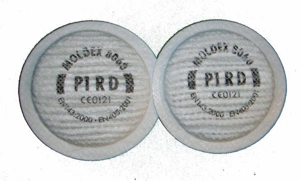 Moldex Filter Serie 8000 P1 R D vorne