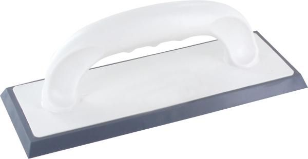 Epoxid-Fugbrett 10x25cm, Kautschuk-Belag, grau vorne