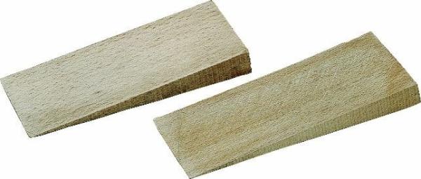 Baukeile 180 x 80 x 20 mm, 10 Stück Keile im Karton vorne