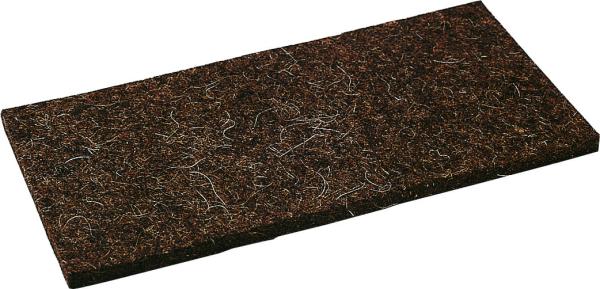 Filzbelag 15 x 24 cm, 9 mm vorne