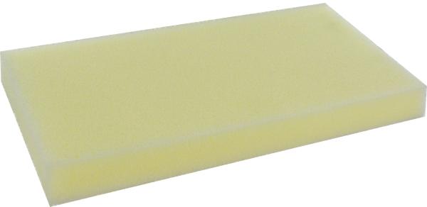 Polybelag 225x325x30 mm Zitrone vorne