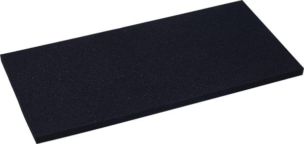 schwarzer Belag 12 x 24 cm, 8 mm vorne