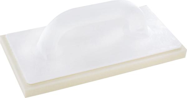 Kunststoffreibebrett 14x28 cm mit Latex-Belag 20 mm vorne