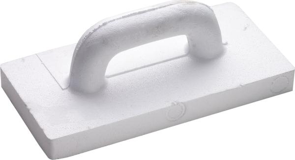 Styropor-Reibebrett 14 x 26 cm Stärke 20 mm vorne