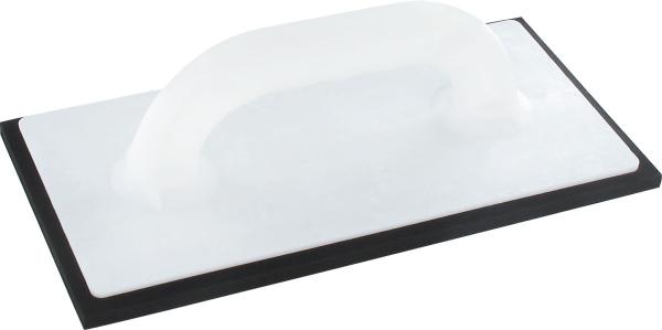 Kunststoffreibebrett 14x28 cm m.schwarzem Belag vorne