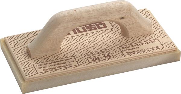 TRIUSO-Reibebrett 14 x 28 cm mit Polybelag vorne