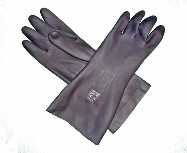 Arbeitshandschuh Neopren Chemikalienschutz- Groesse 7 vorne