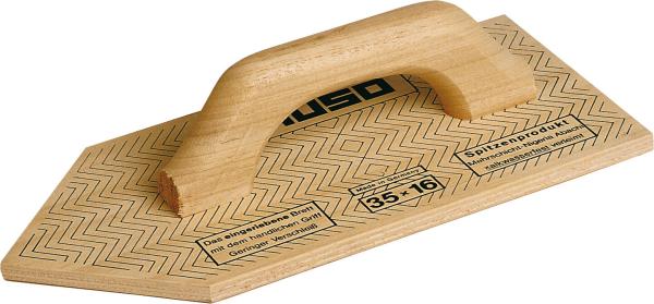 TRIUSO-Reibebrett 16 x 35 cm Spitzform vorne