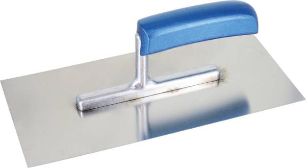 Glättekelle ungezahnt, 28x13 cm, Edelstahl rostfrei vorne