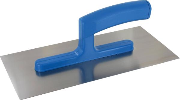 Glättekelle Kunststoffgriff, ungezahnt, rostfrei, 28x13cm vorne