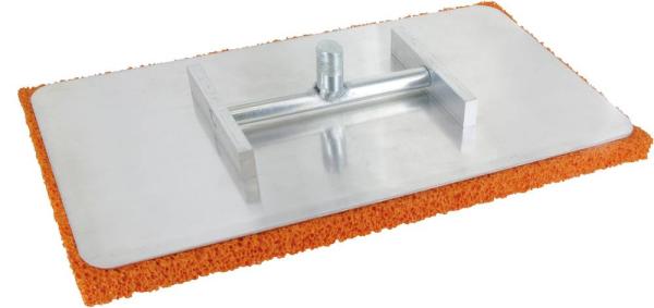 Deckenreibebrett 20x40cm grober Belag 18mm vorne