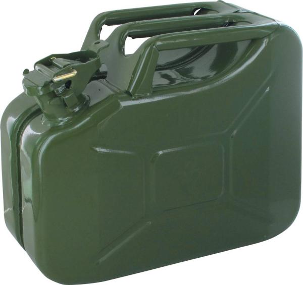 Metallkanister 10L, olive RAL 6003, Innenbeschichtung