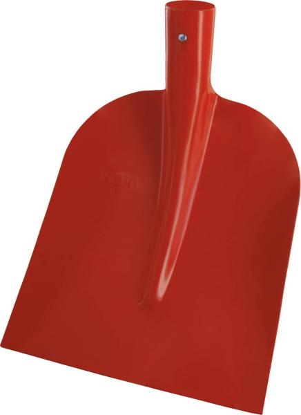 Holsteiner Schaufel 25x27cm rot lackiert vorne