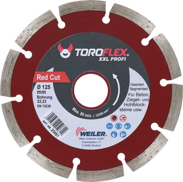 Diamantscheibe segment., 230mm Red-Cut, gesintert vorne