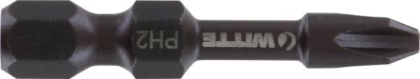 Impact Bit PH1 38mm, E6,3 Witte auf Blisterkarte vorne