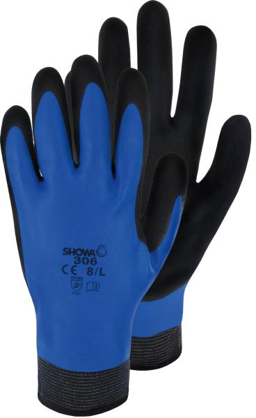 SHOWA 306 Gr.10/XXL Latex wasserdicht + atmungsaktiv vorne