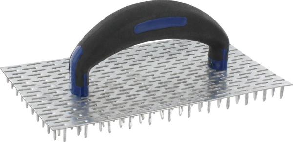 Edelputzkratzer 250x145mm Zahnlänge 15mm, Stärke 1,5mm vorne