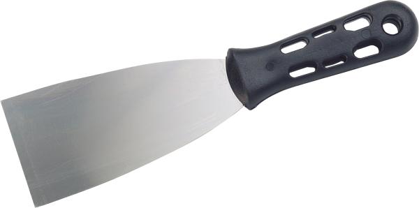Malerspachtel  40 mm,rostfrei, Edelst., poliert,Kunststoffgr. vorne