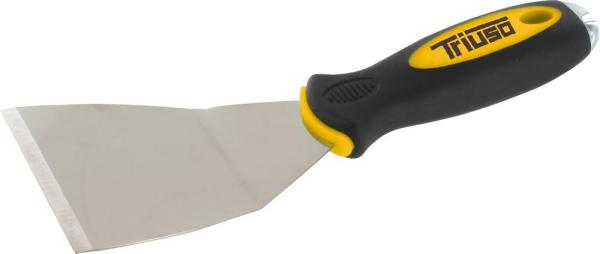 Universalschaber 75mm abgewink Rostfrei;2K-Griff u. Schlagkap vorne