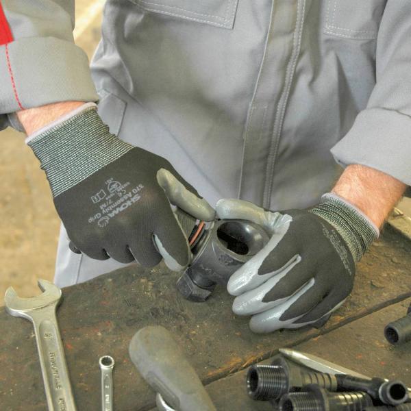 SHOWA 370 Gr.10 Assembly Grip schwarz, in Tüte