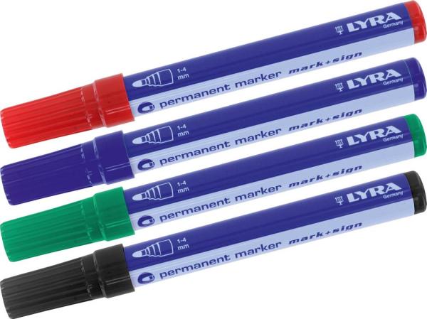 Markierstift blau ""LYRA"" vorne""