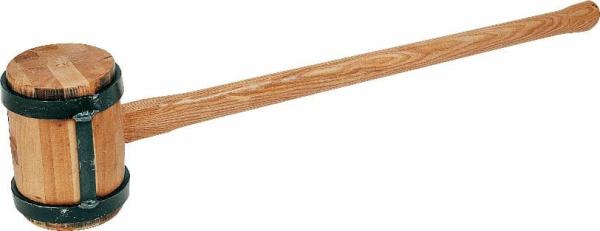 Holzschlegel 6 kg mit angeschweißten Flacheisen vorne