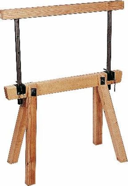 Gerüstbock höhenverstellbar Balken 100 cm, Höhe 70-130 cm vorne