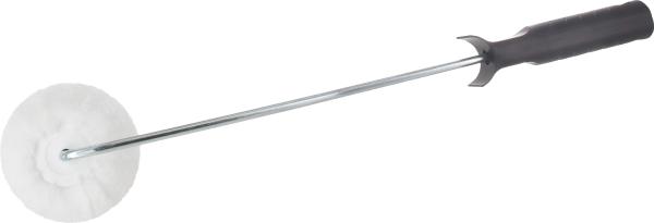 Eckenroller 39cm, 11mm Flor, weiß, Bügel 39cm, Polyester vorne