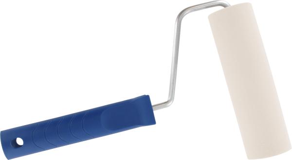 Andrückroller 15cm, PU-Schaum, bügel 6mm, Walze 45mm vorne