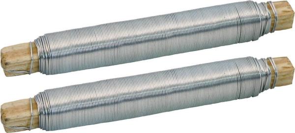 Blumenbindedraht verzinkt, 0,7mm x 40m, 100g, 2 Stück vorne