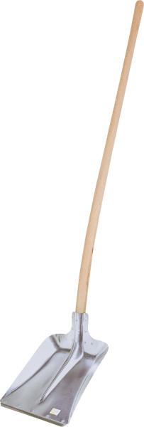 Hallenser Schaufel extra Stark 2,5mm, mit Kante u. Stiel Gr.7 vorne