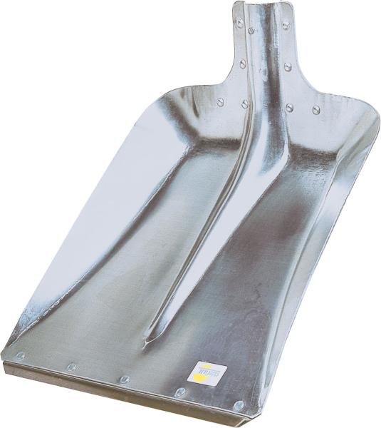 Hallenser Schaufel extra stark 2,5mm, mit Kante,oh.Stiel Gr.9 vorne
