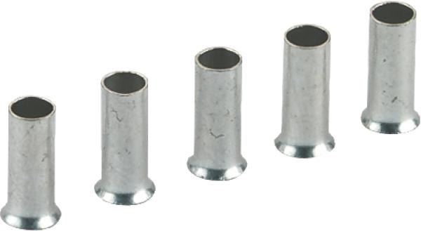 Aderendhülse 1,0qmm, 100 Stück ohne Isolation vorne