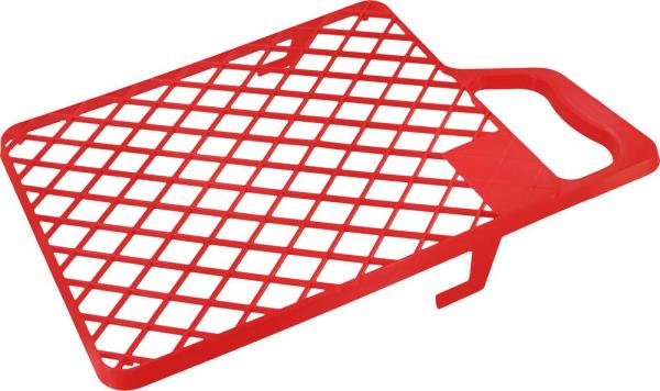 Abstreifgitter 27x32cm, rot, Kunststoff vorne